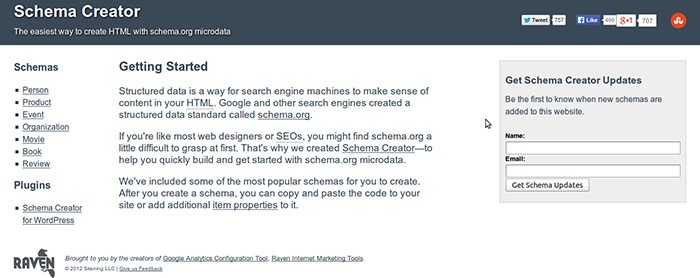 Schema Creator 25 Great Free SEO Tools for On Page Optimization