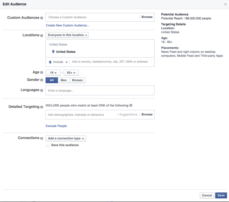 About Facebook's Detailed Targeting | Search Engine Journal