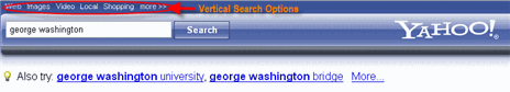 Yahoo Search Results Bar