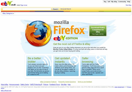 ebay Firefox browser