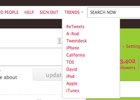 Twitter Enhances Homepage with Search and Trends