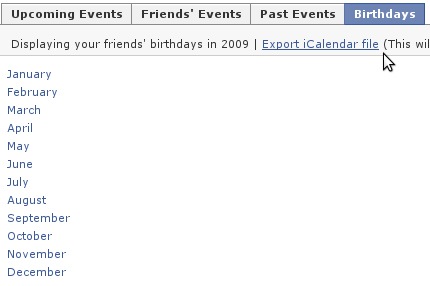 Facebook Fixer: Google Calendar integration