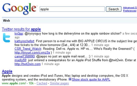 How to Combine Google Search with Twitter Search
