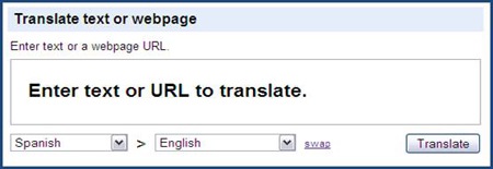 Google Translate: Web Page Translation Tools