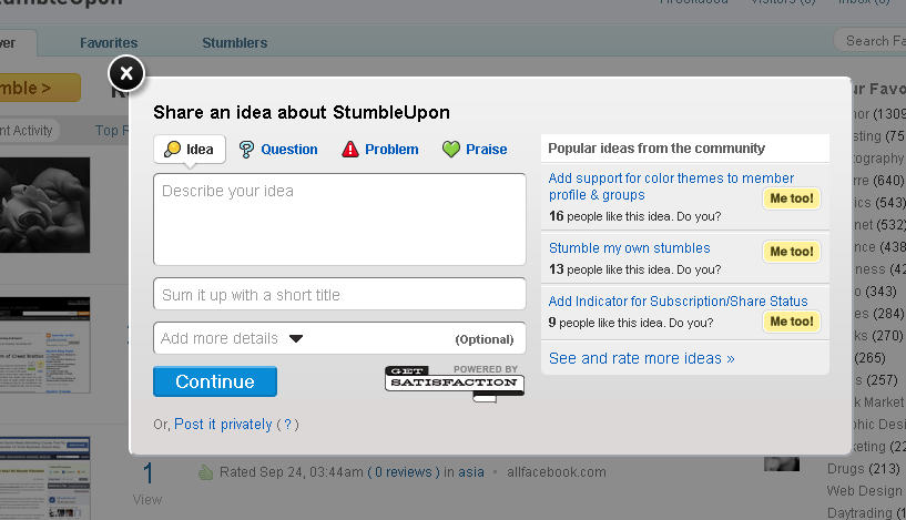 Preview of StumbleUpon&#8217;s Upcoming Site Changes