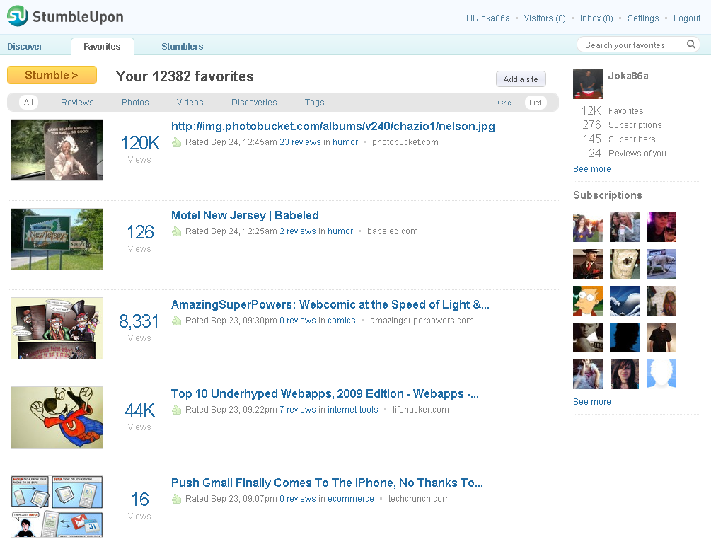 Preview of StumbleUpon&#8217;s Upcoming Site Changes