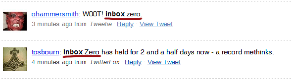 Inbox zero!