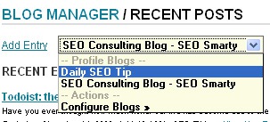 Blog manager