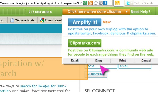 Clipmarks: WordPress