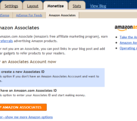 Google Blogger Integrates Amazon Associates