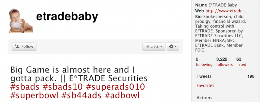 E-Trade Baby