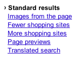 google search standard