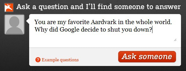 Google Axes Aardvark
