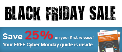 Black Friday Daily Deal: PRWeb SEO Press Release 25% Off & Freebie