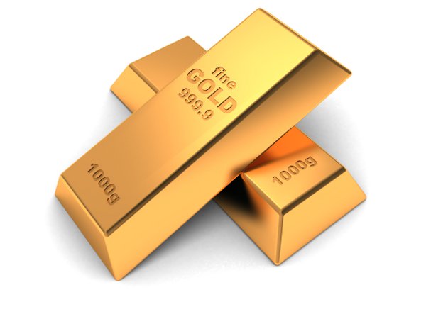 Pure gold bullion 