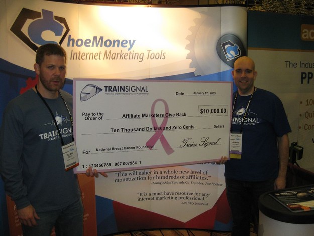 ShoeMoney Hits the $80,000 Mark for Charity