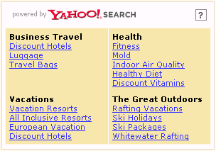 Weather.com Yahoo! Search Box
