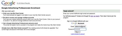 Start a Google AdWords My Client Center in 2 Easy Steps