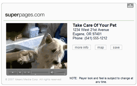 Superpages.com Offers Local Video Advertising