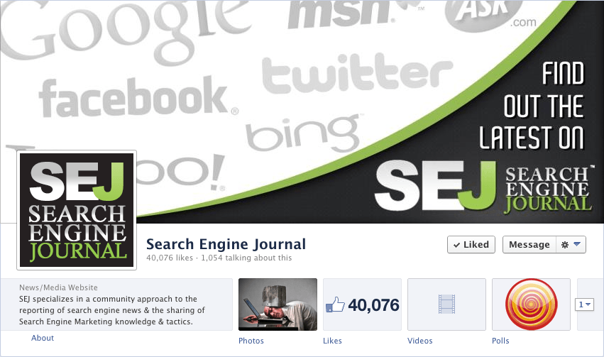 Search Engine Journal Hits 40K Facebook Fans