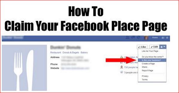 how to claim your facebook place page