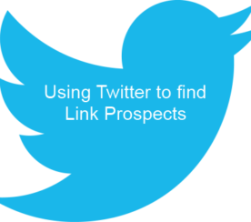 Using Twitter to Find Link Prospects