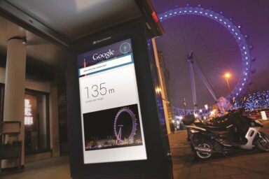 Google Debuts New Internet Information Kiosks in London