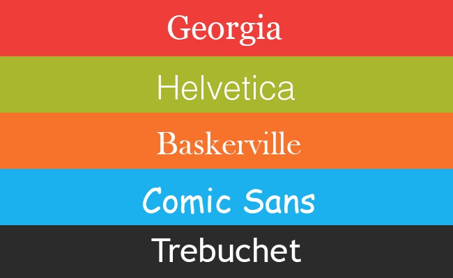 Study Typefaces