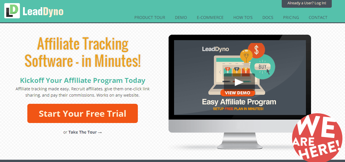 affiliate tracking software
