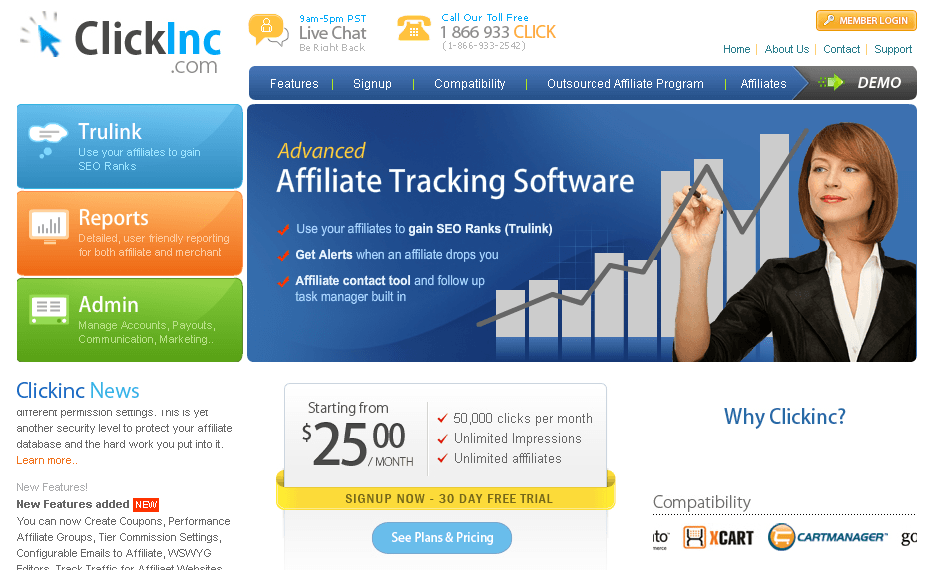 SEJ Affiliate Marketing Tracking Software