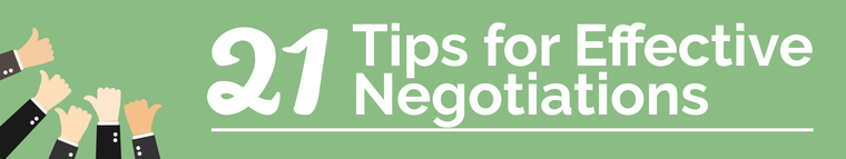 Tips for Negotiation