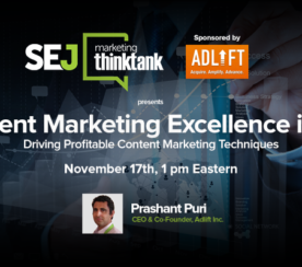 #SEJThinkTank Recap: Content Marketing Excellence in 2016: Driving Profitable Content Marketing Techniques