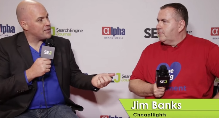 Jim Banks Jordan Koene Pubcon interview on mobile