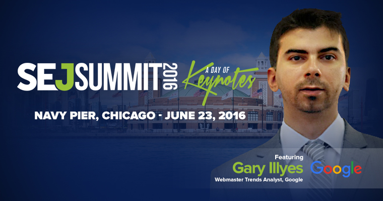 Google’s Gary Illyes will Keynote #SEJSummit Chicago on June 23