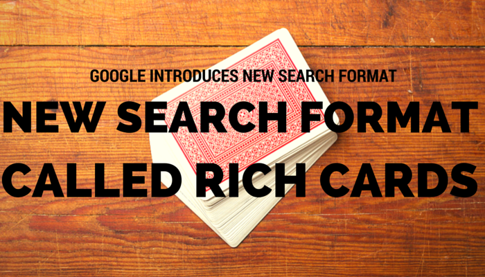 Google’s Rich Cards Are Like Rich Snippets, in Card Form