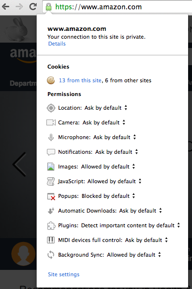 Amazon Secure Connection
