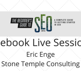 SEJ Live: Eric Enge on How to Handle Penalties and Other SEO Problems