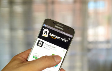 Amazon Seller application on Samsung S7 screen