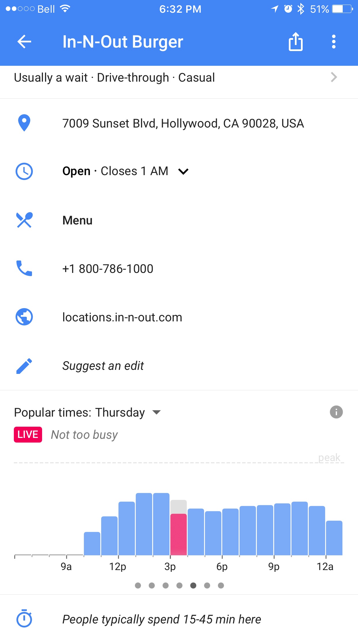 Google Maps for iOS Shows How Busy a Location is in Real-Time