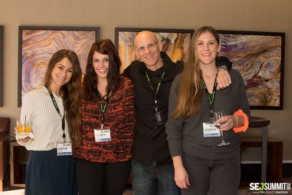 Caitlin, Brent, Kelsey, and Jessica at SEJ Summit Atlanta 2015.