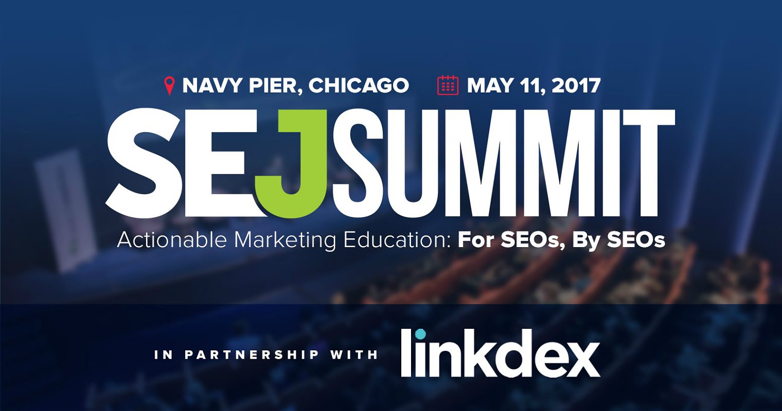 Linkdex Partners With SEJ Summit 2017 as New Silver Sponsor