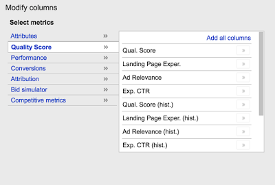 Google AdWords is Improving Quality Score Reporting With New Data Columns