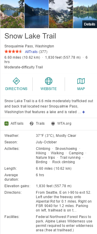 Bing Can Now Help You Find the Ideal Hiking Trail