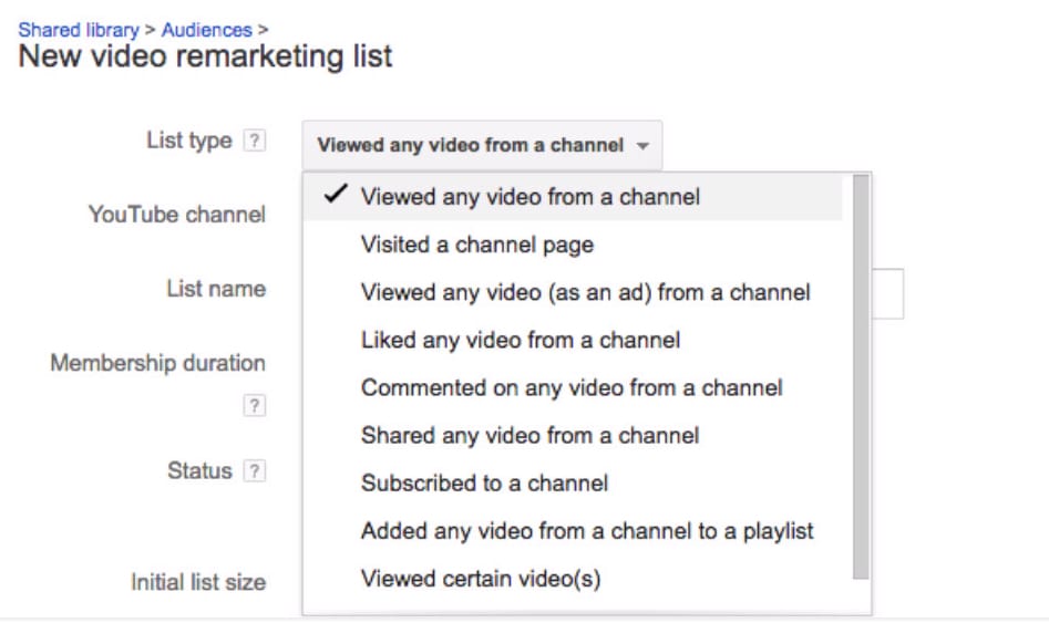 Google AdWords Now Supports Remarketing to YouTube Viewers