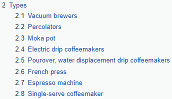 Wikipedia sample entries