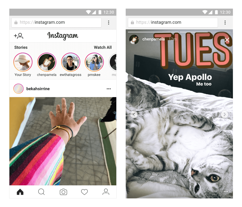 Instagram Stories Are Coming to Mobile Web Browsers