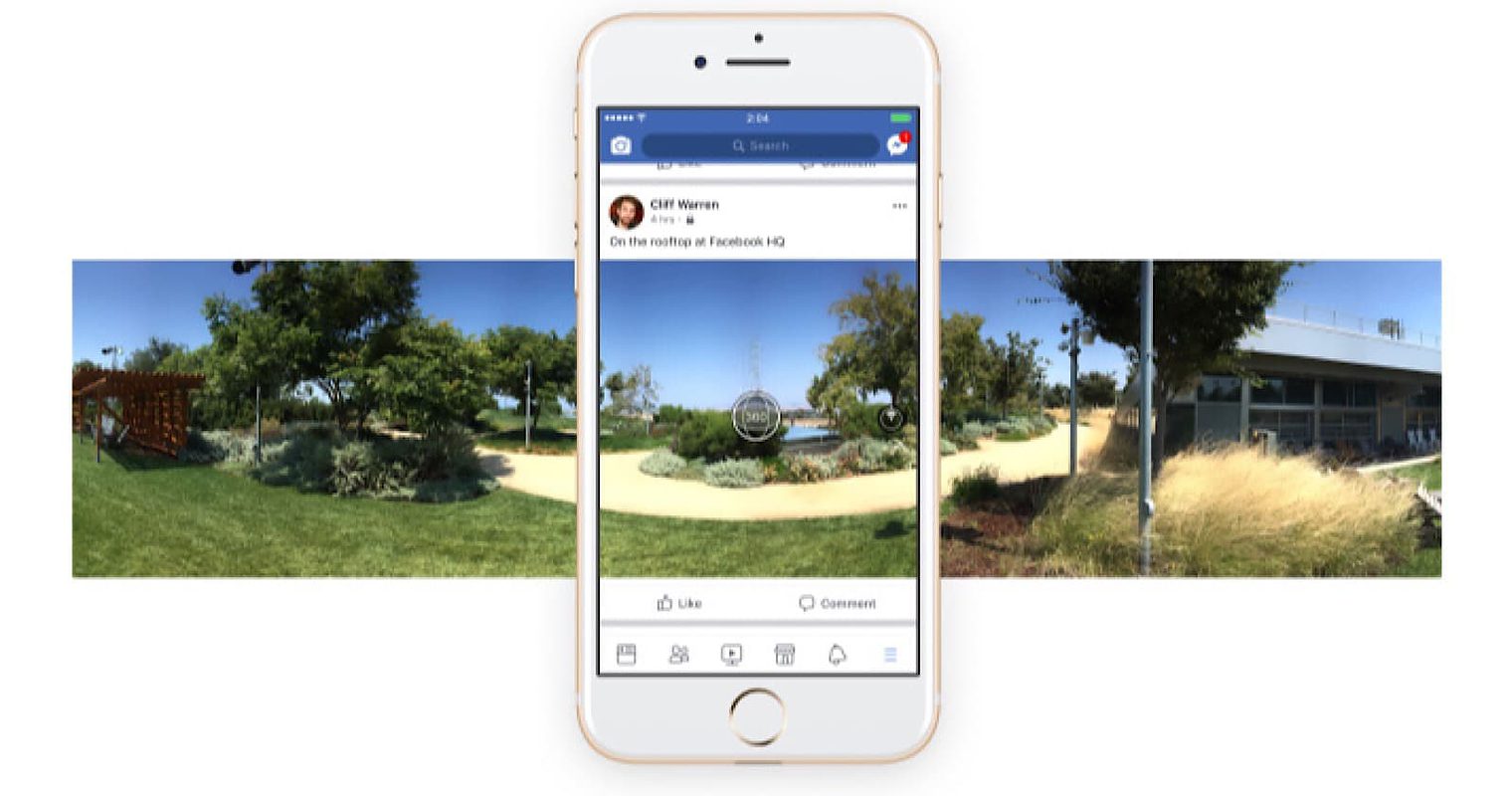 Facebook’s Mobile App Can Now Capture 360-Degree Photos