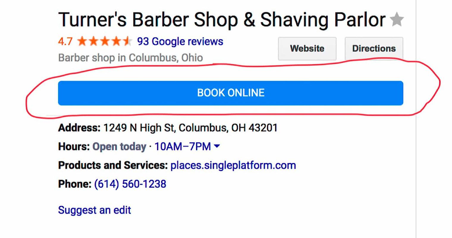 Google My Business Pages Can Now Take Direct Bookings