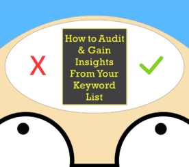 How to Audit & Gain Insights from Your Keyword Lists