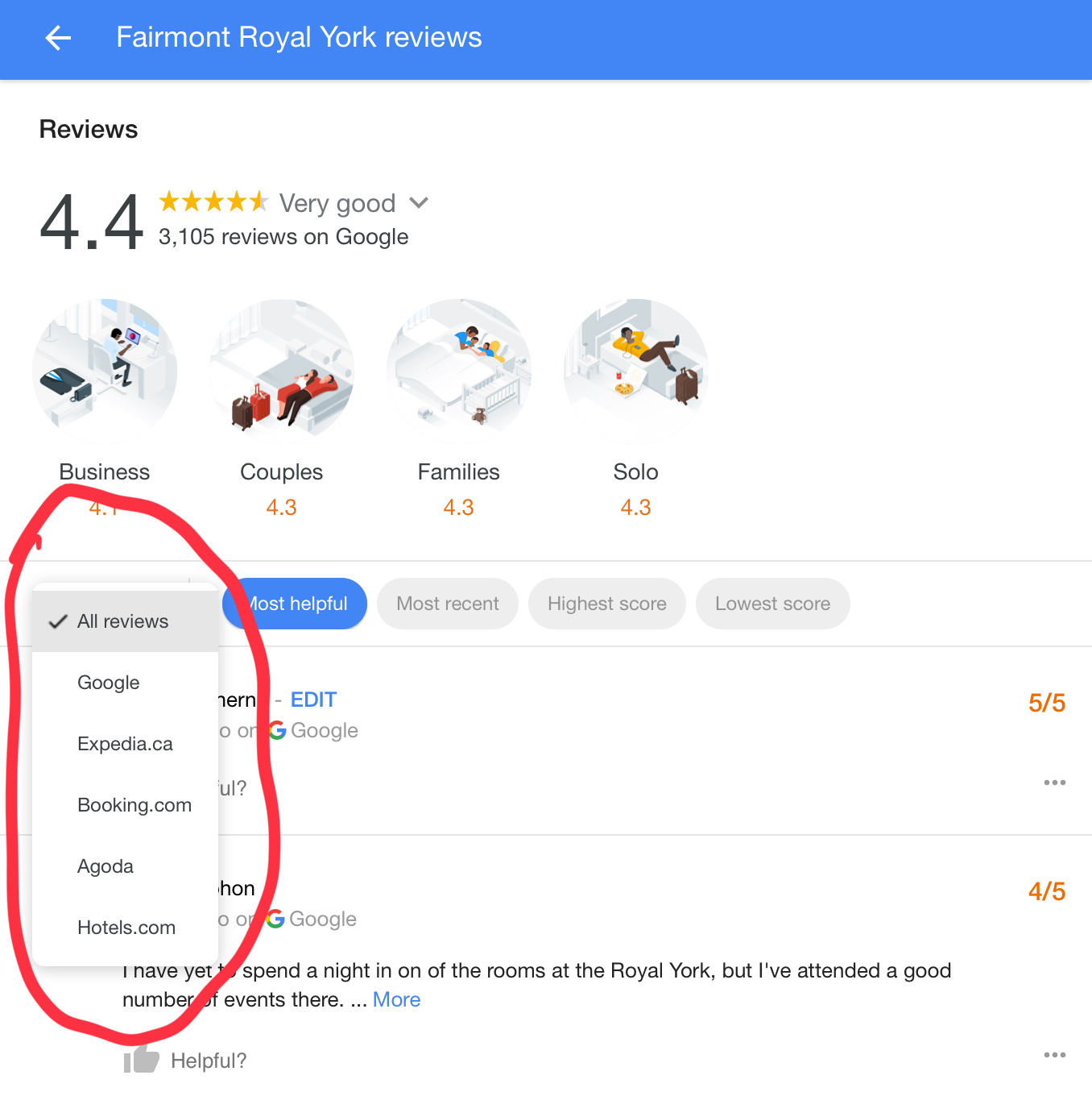 Google Integrating Third Party Reviews in Local Search Results